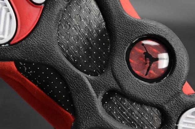 13 Jordan mens Air red black RetroBred 414571-004  0816
